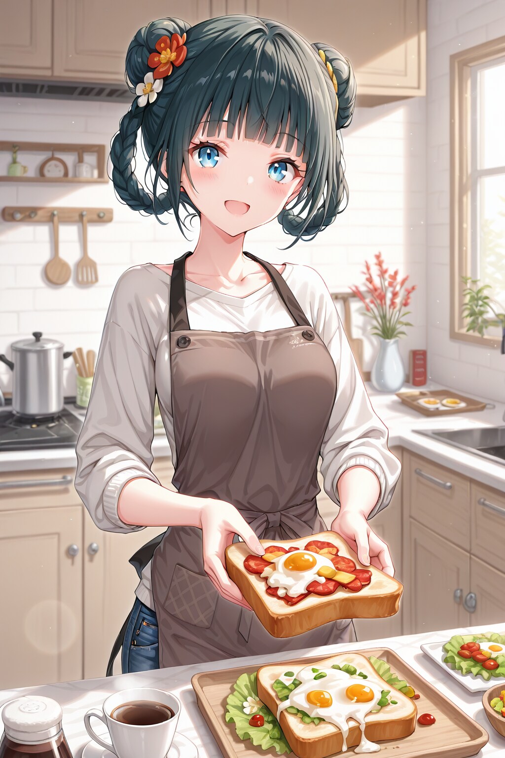 おだんごちゃん🍡✨と朝ごはん🍚✨　12/9