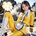 戦隊イエロー風衣装 6枚目