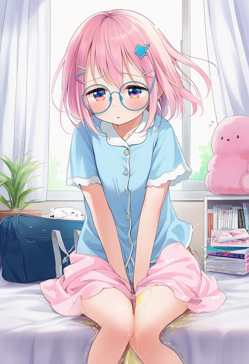 寝起き出ちゃってる…