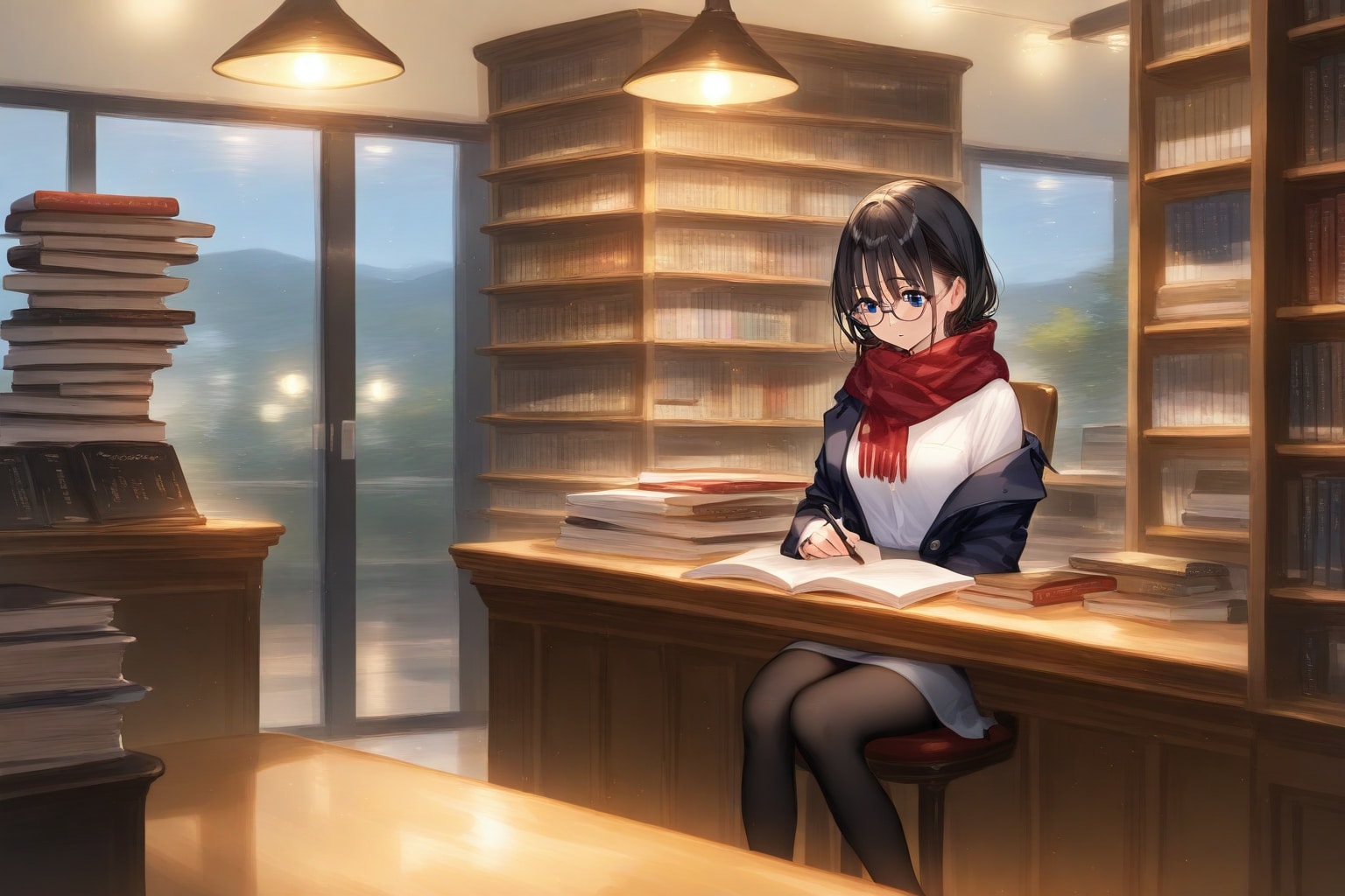 書店 | の人気AIイラスト・グラビア