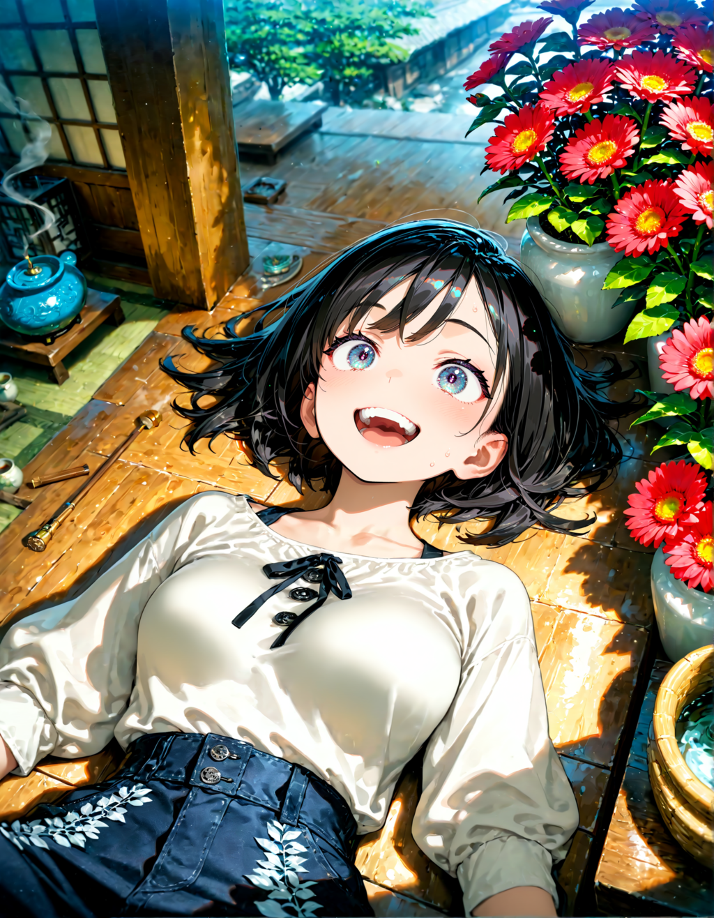 今日はガーベラ記念日。お香の日。ウッドデッキの日。よい歯の日　その６