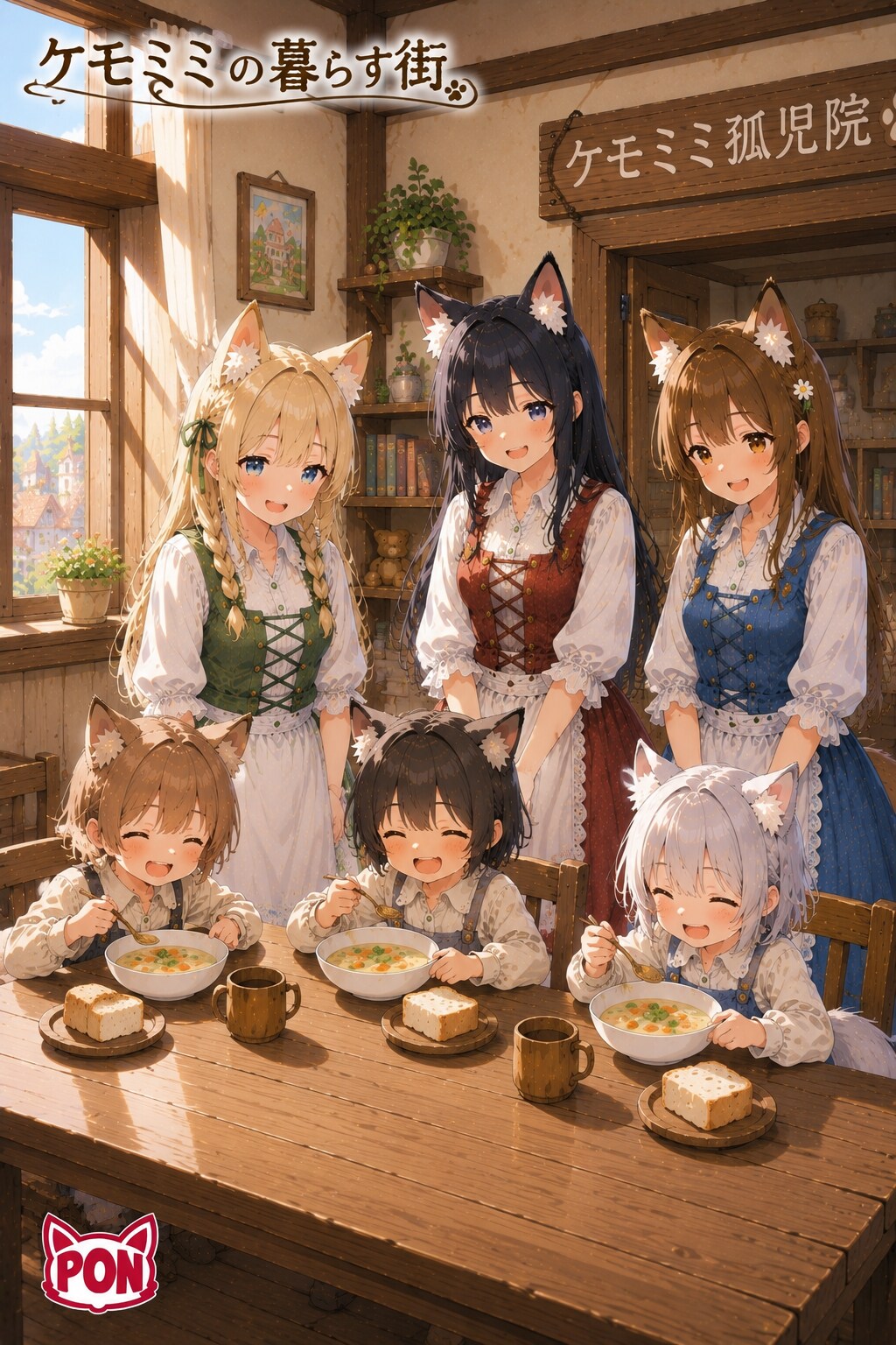 ケモミミの暮らす街