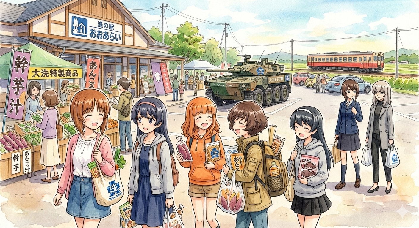 戦車のある風景（道の駅） | の人気AIイラスト・グラビア