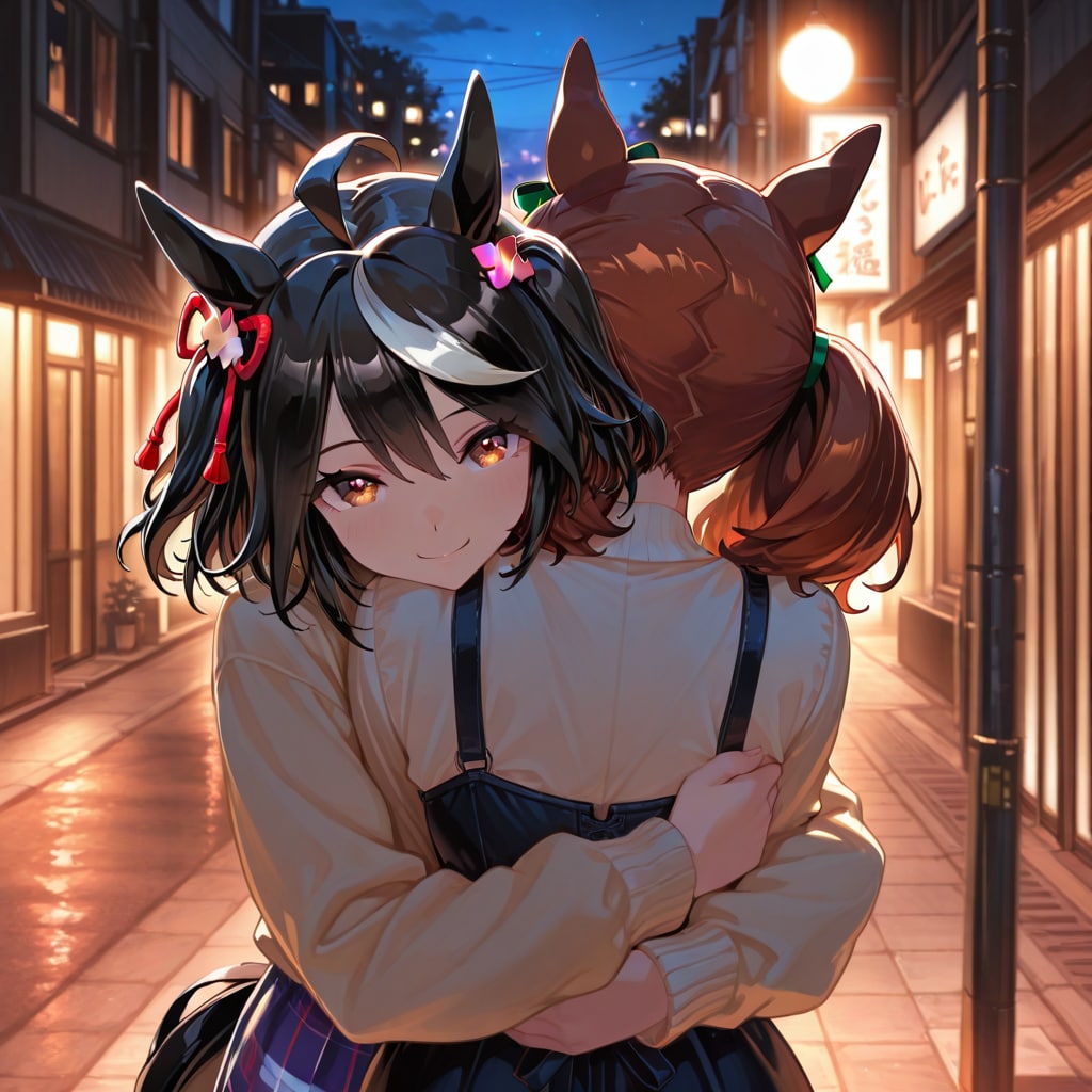 後ろからハグ（にしたかった）