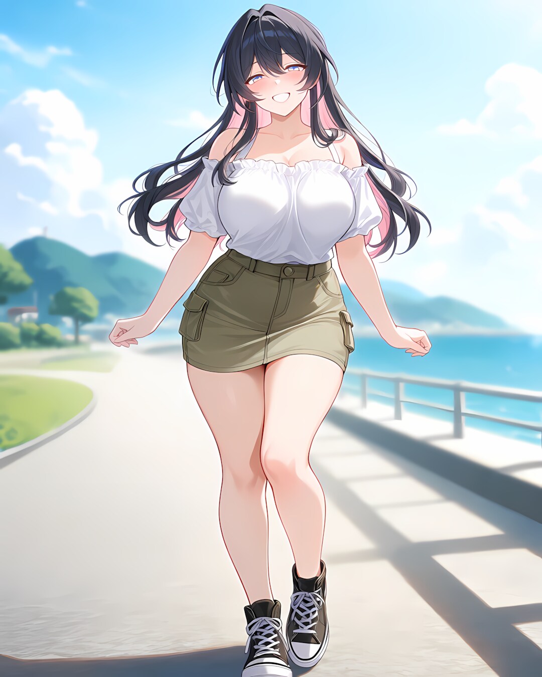 💖お台場デート！駆け寄るギャルリナお昼✨