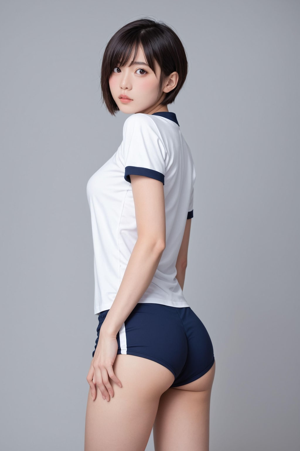 体操着女子　SDXL版