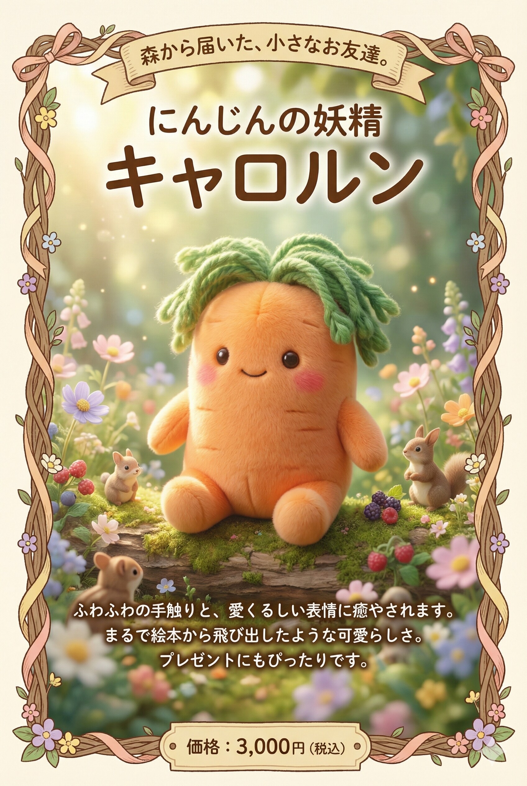 偽広告　にんじんのぬいぐるみ | の人気AIイラスト・グラビア