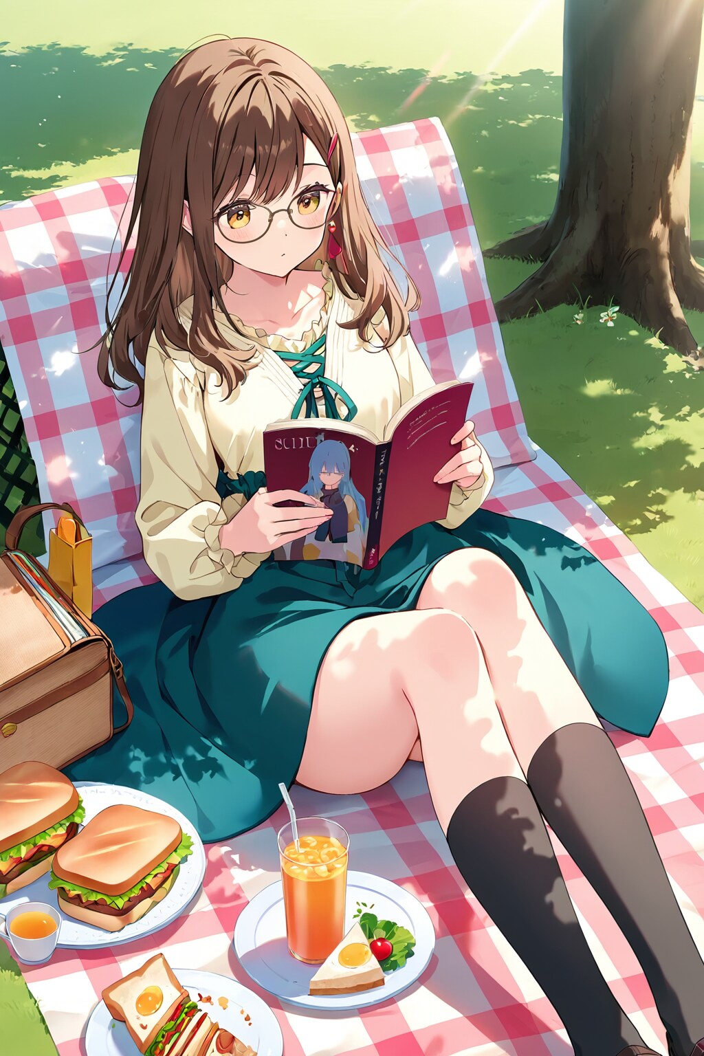 ピクニックでも読書