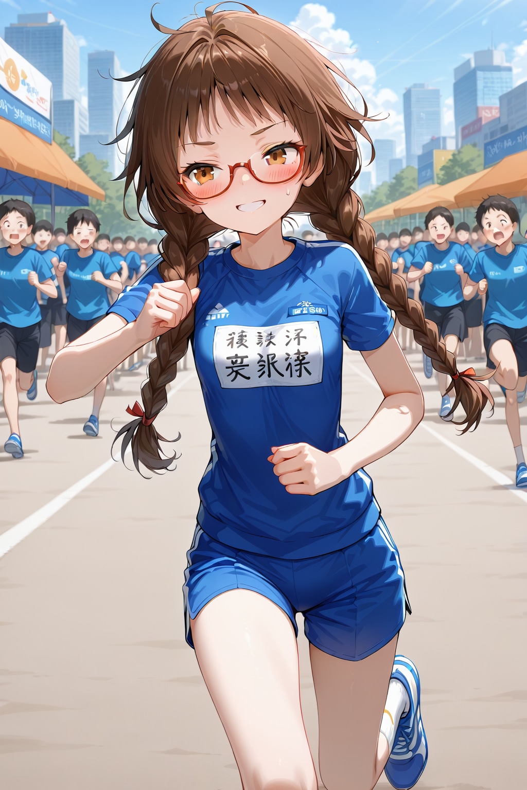 圧勝！マラソン大会さきちゃん