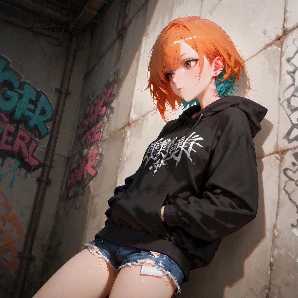 ストリート系少女