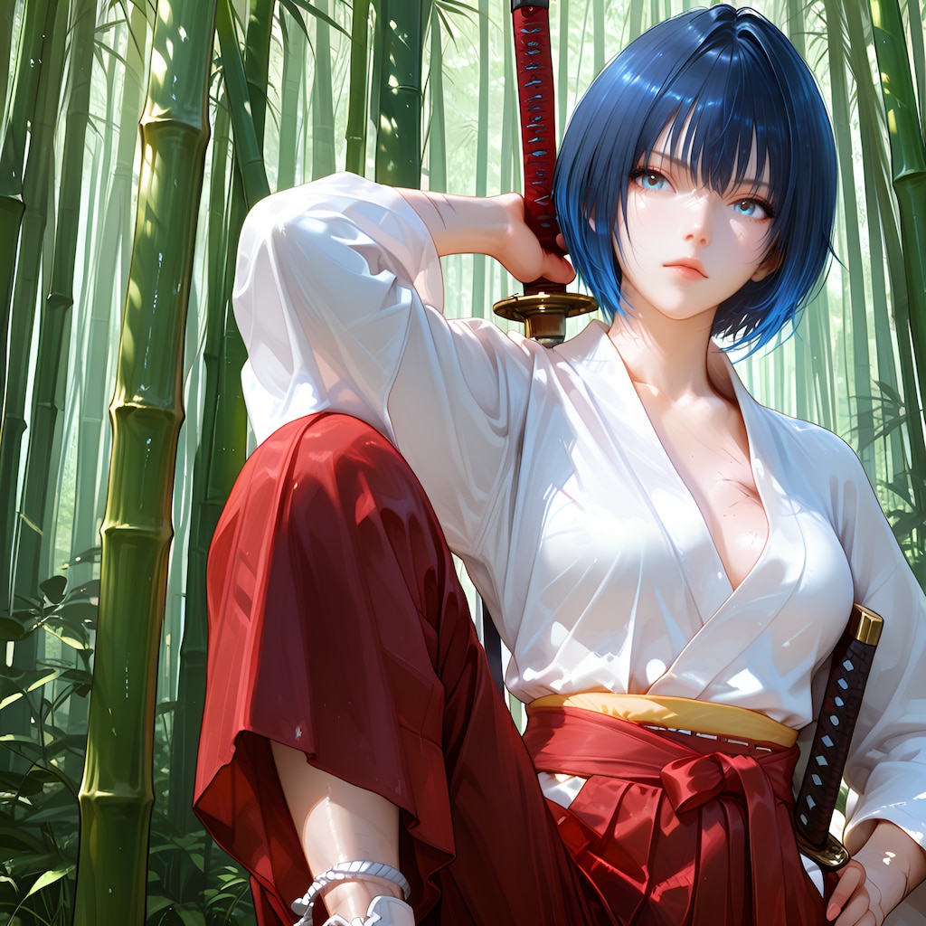 蒼井海（AoiUmi）女剣士
