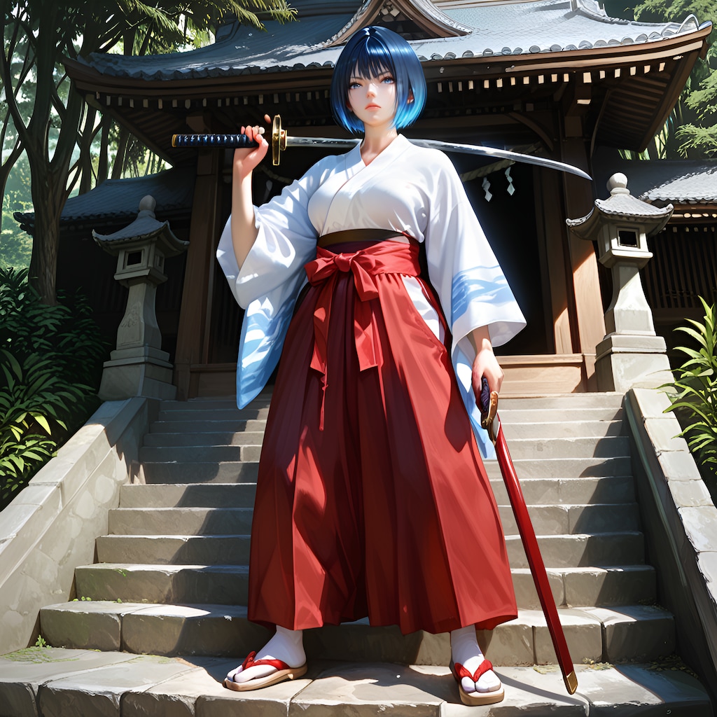 蒼井海（AoiUmi）女剣士