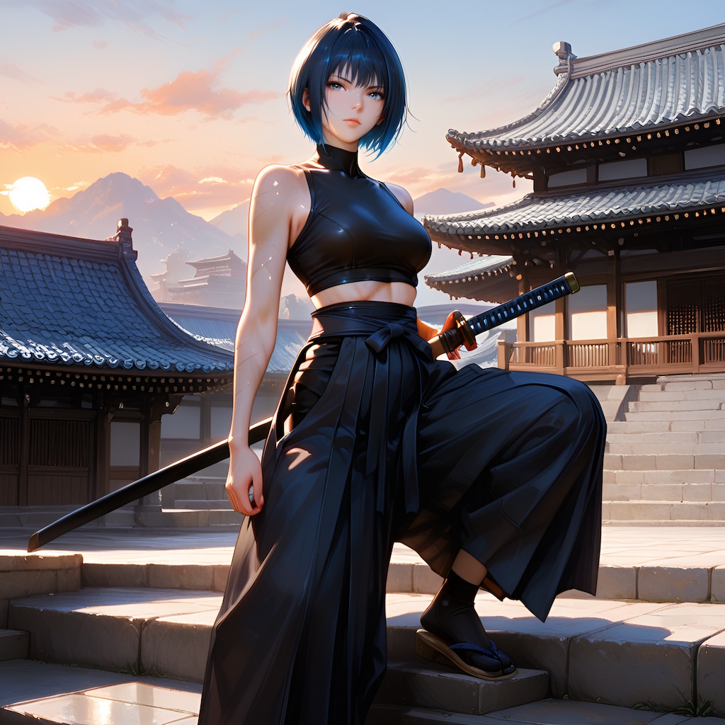 蒼井海（AoiUmi）女剣士