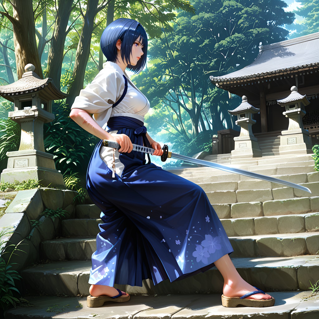 蒼井海（AoiUmi）女剣士