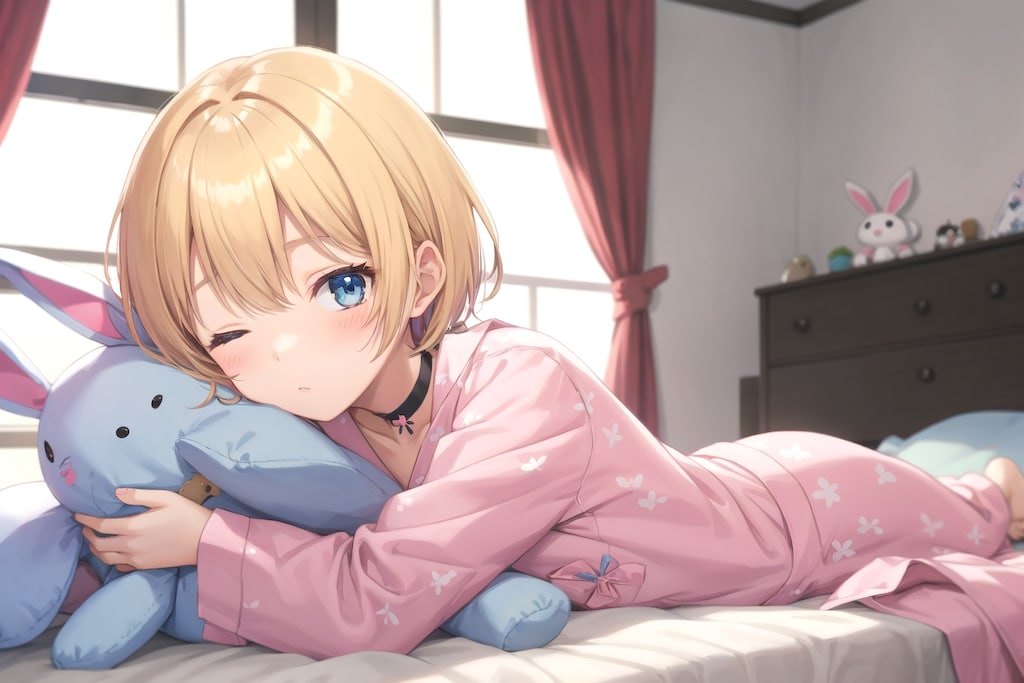 V4B 寝たふり、ちちぷいちゃん