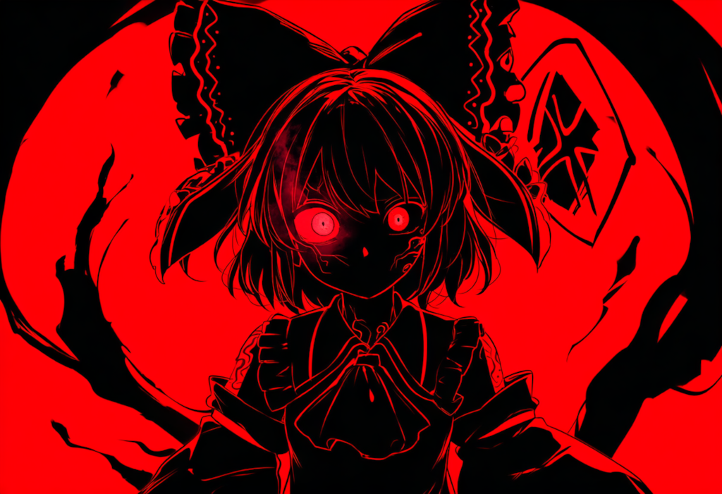 東方　禍霊夢　ガチ切れ状態