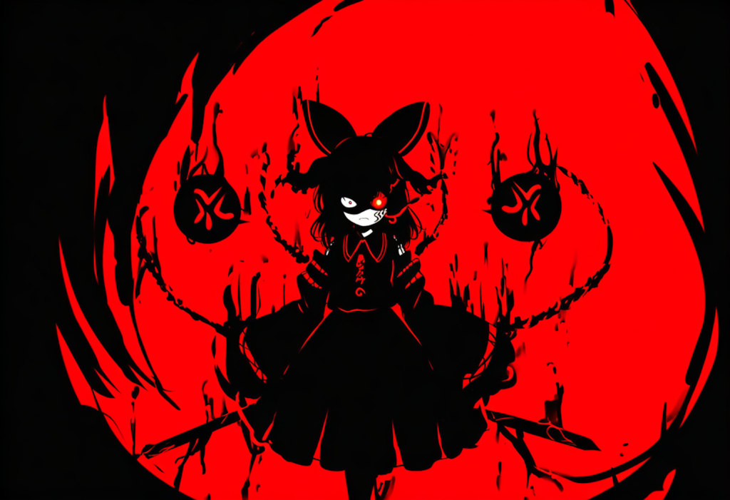 東方　禍霊夢　ガチ切れ状態