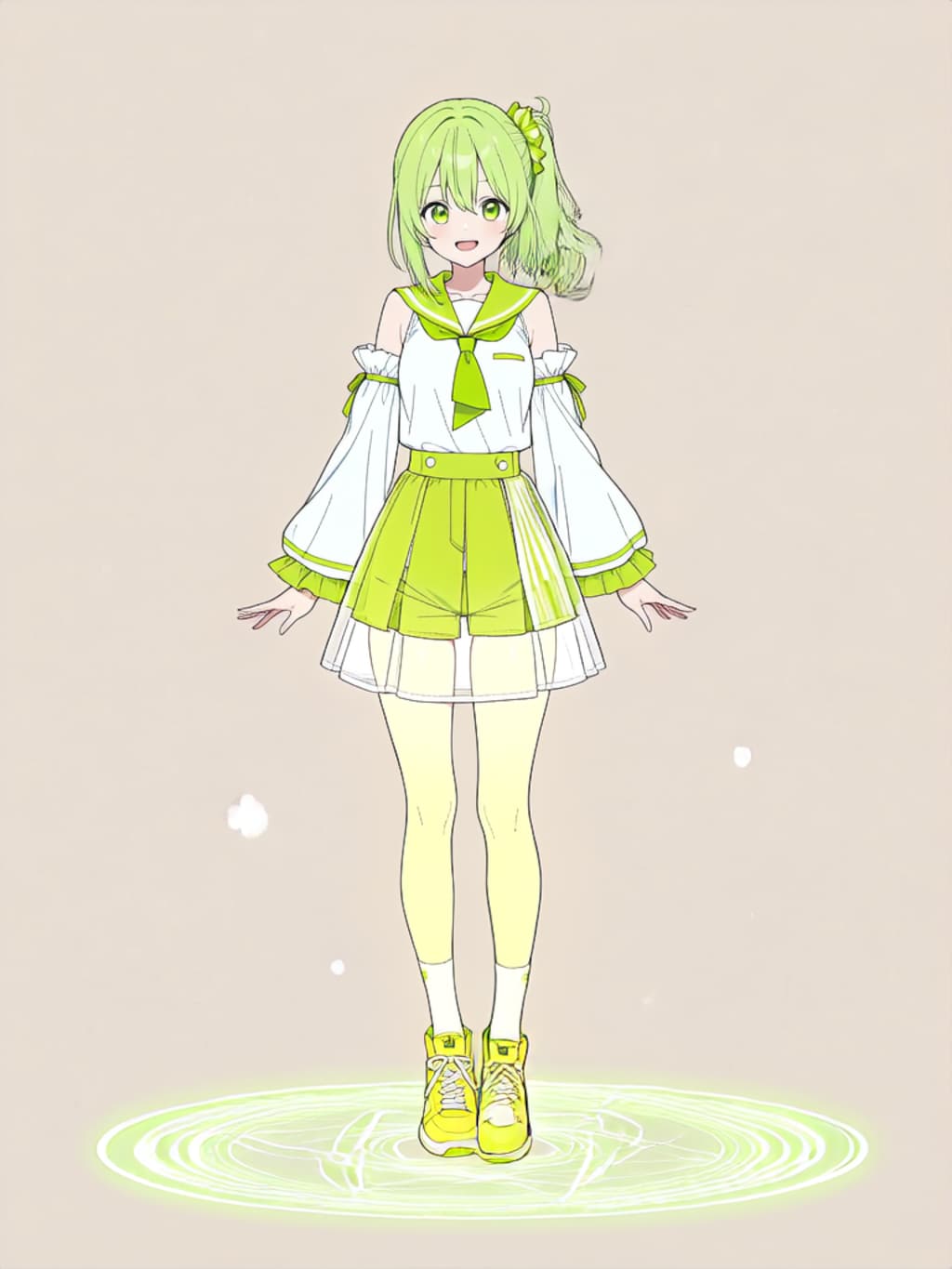 変身！、魔法少女きみどり【パラパライラスト】