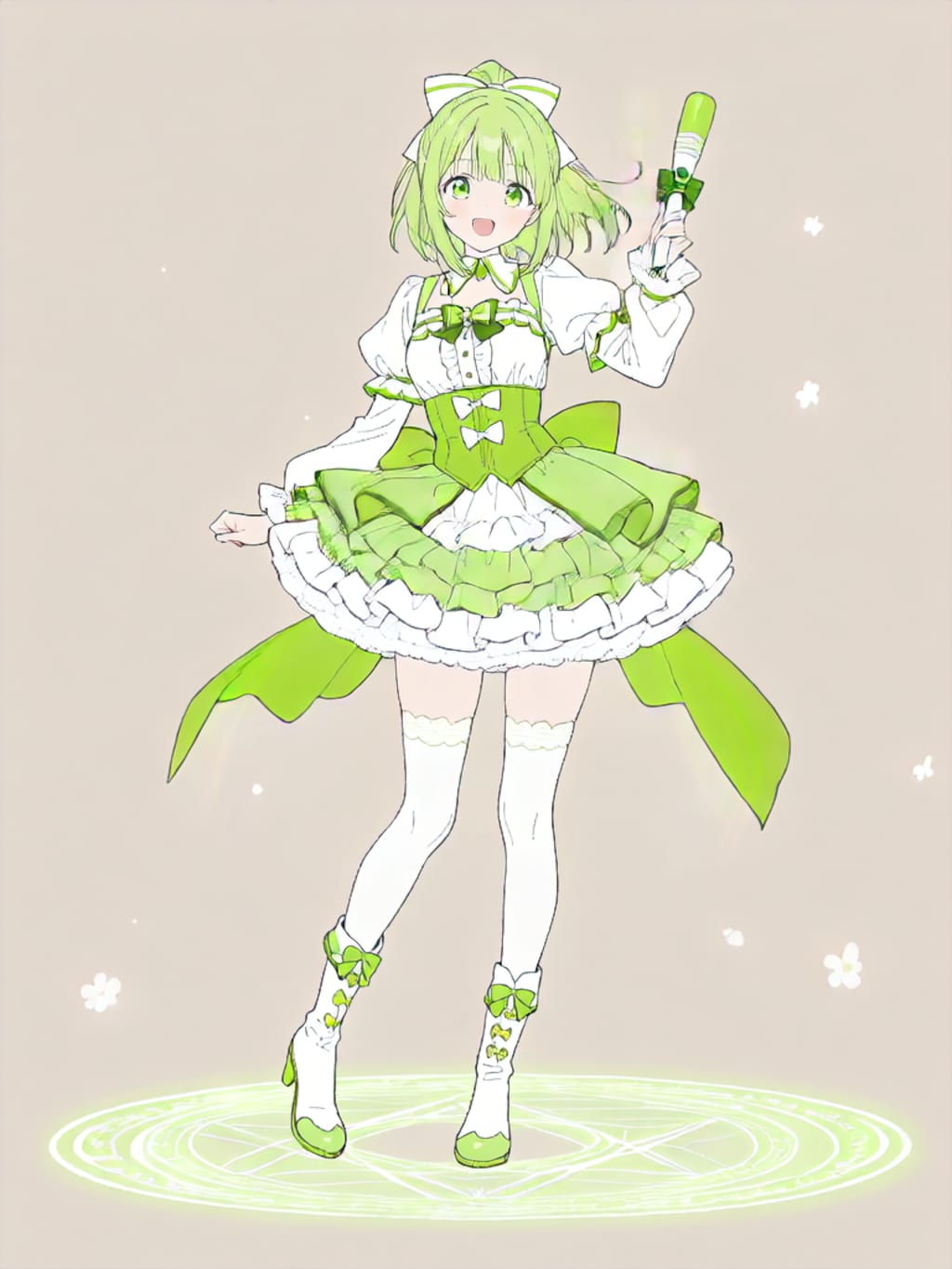 変身！、魔法少女きみどり【パラパライラスト】