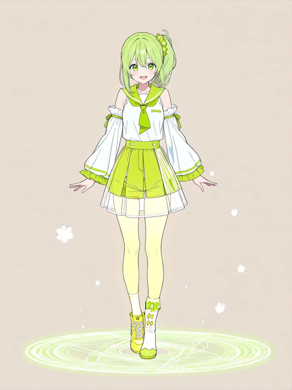 変身！、魔法少女きみどり【パラパライラスト】