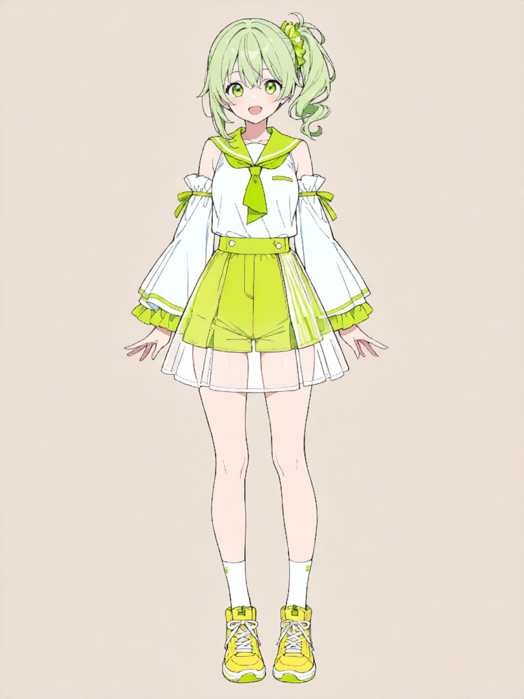 変身！、魔法少女きみどり【パラパライラスト】