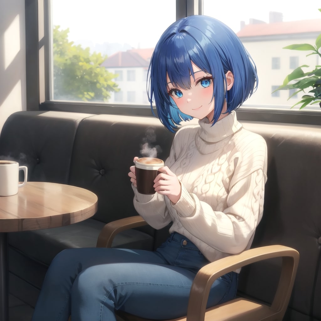 朝の光に包まれて