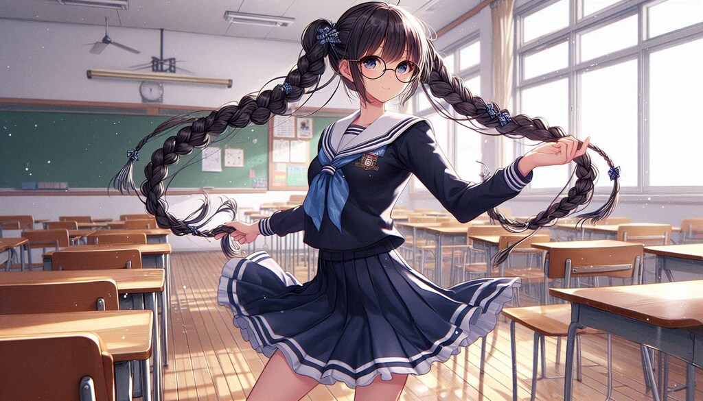 三つ編みダンス