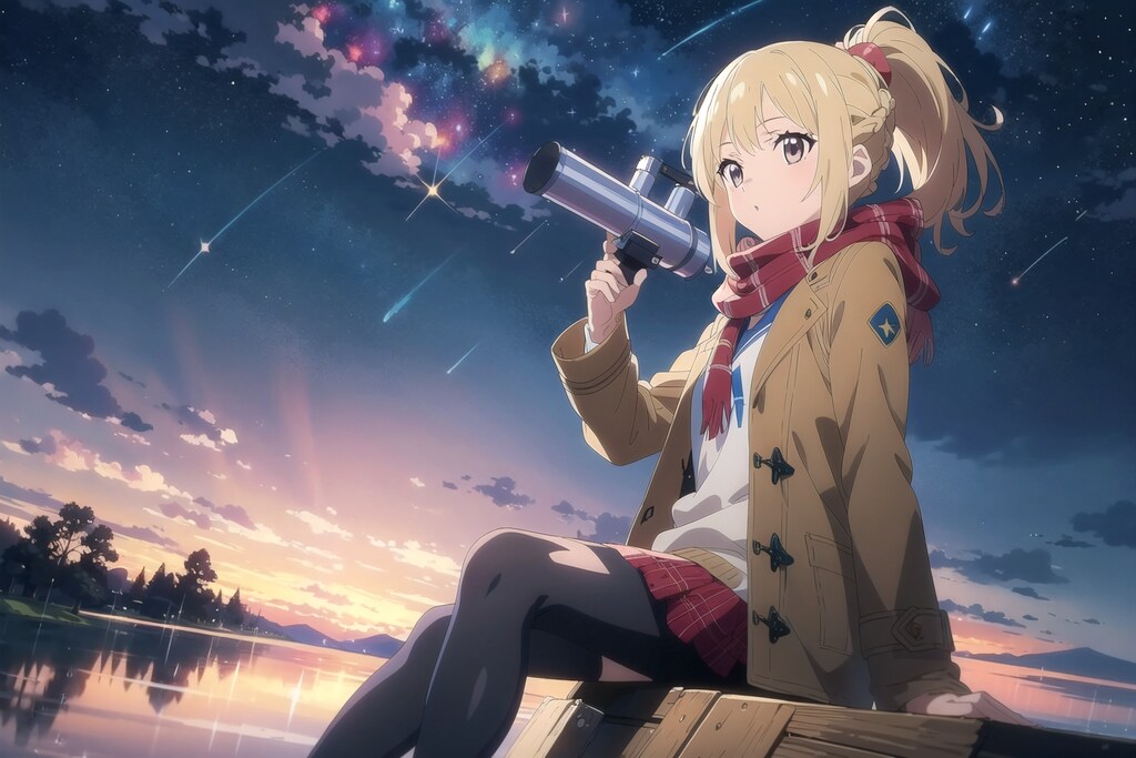 アニメ、うちのお嬢さまの天体観測