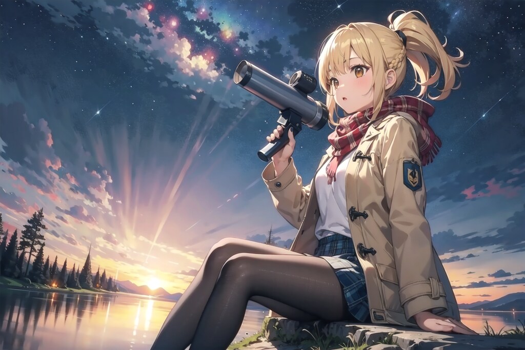 アニメ、うちのお嬢さまの天体観測