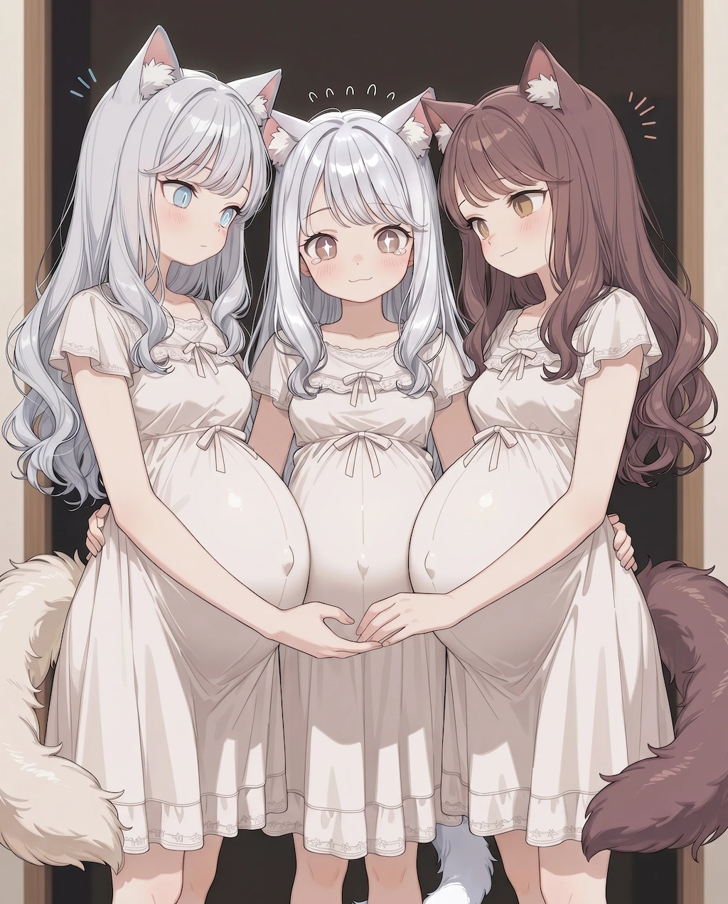 姉妹と親友と一緒