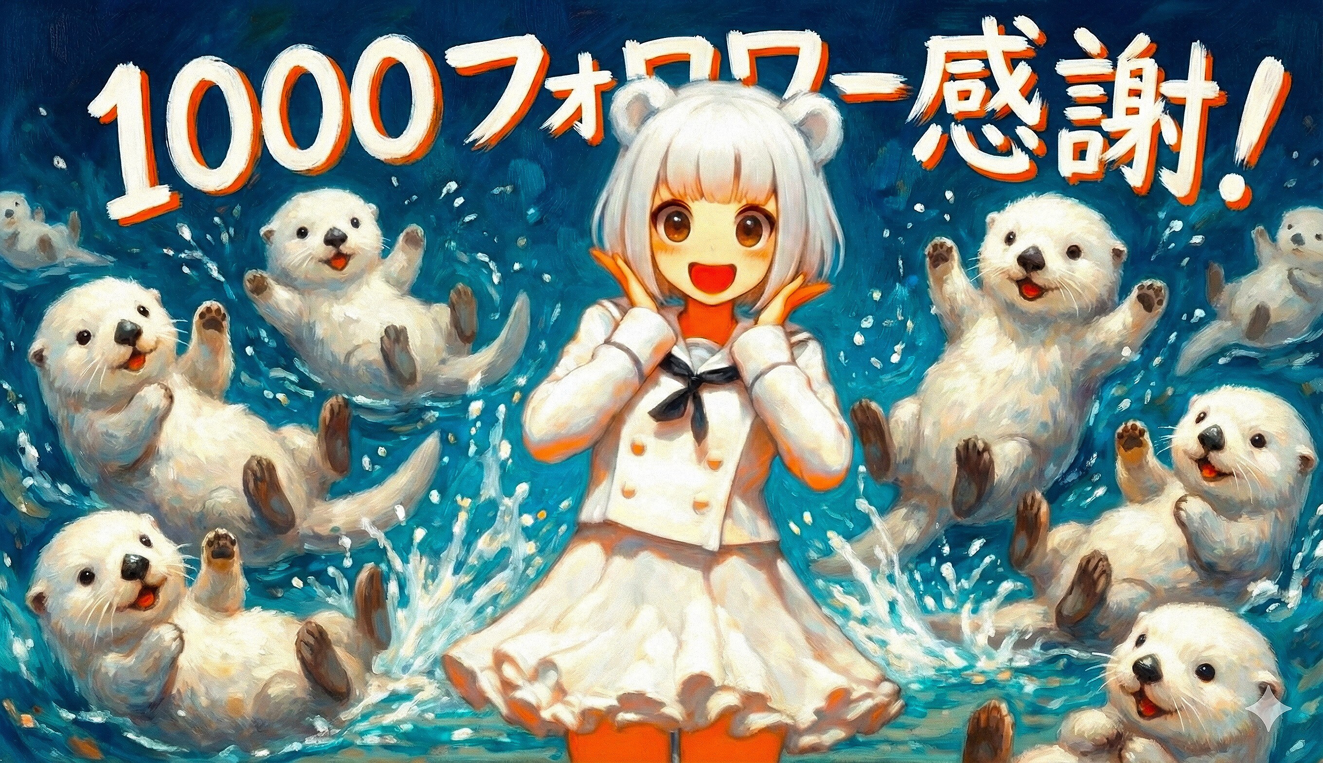 1000フォロー御礼