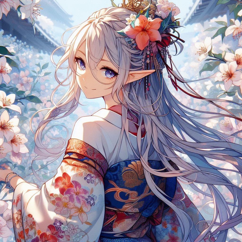 見返りエルフさん