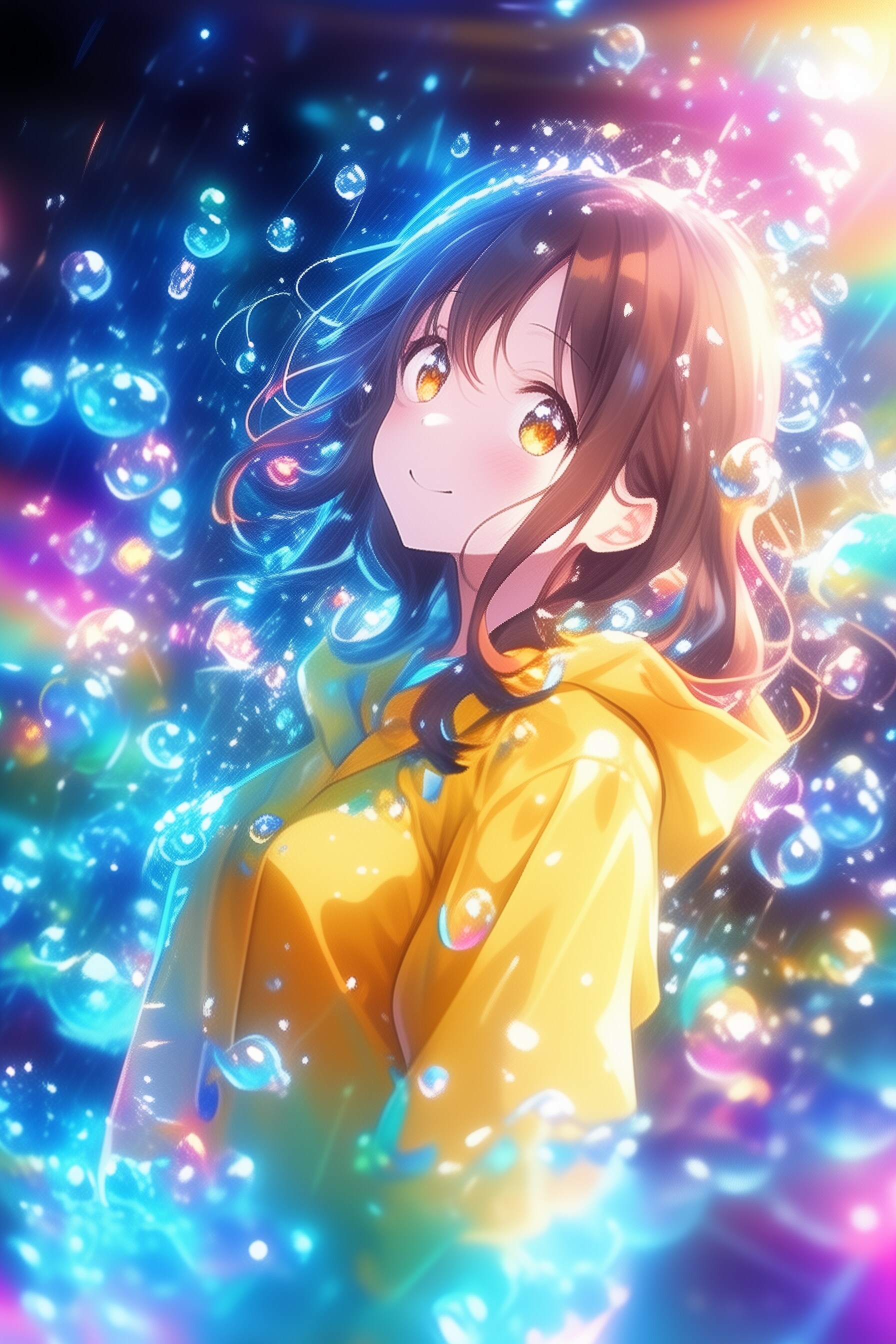 カラフルレイン | の人気AIイラスト・グラビア