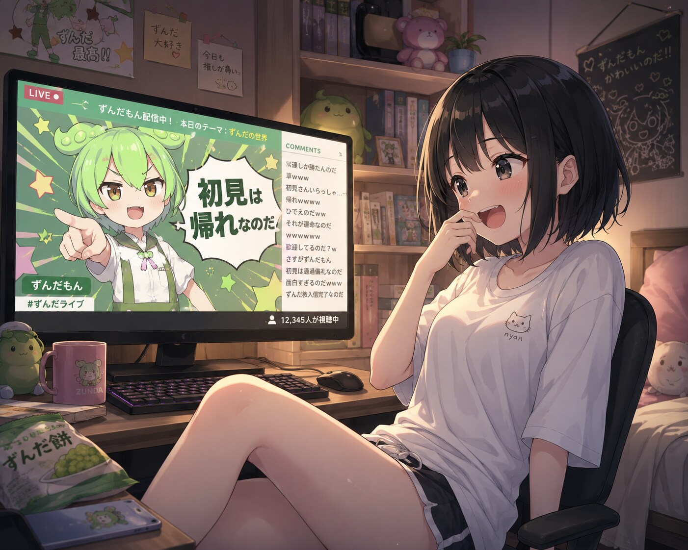 ずんだ餅の妖精ずんだもん