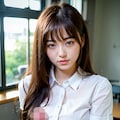 【12枚】教室で手コキJK→ぶっかけ 4枚目