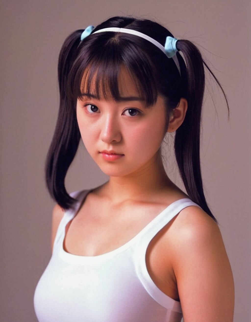 短いツインテール