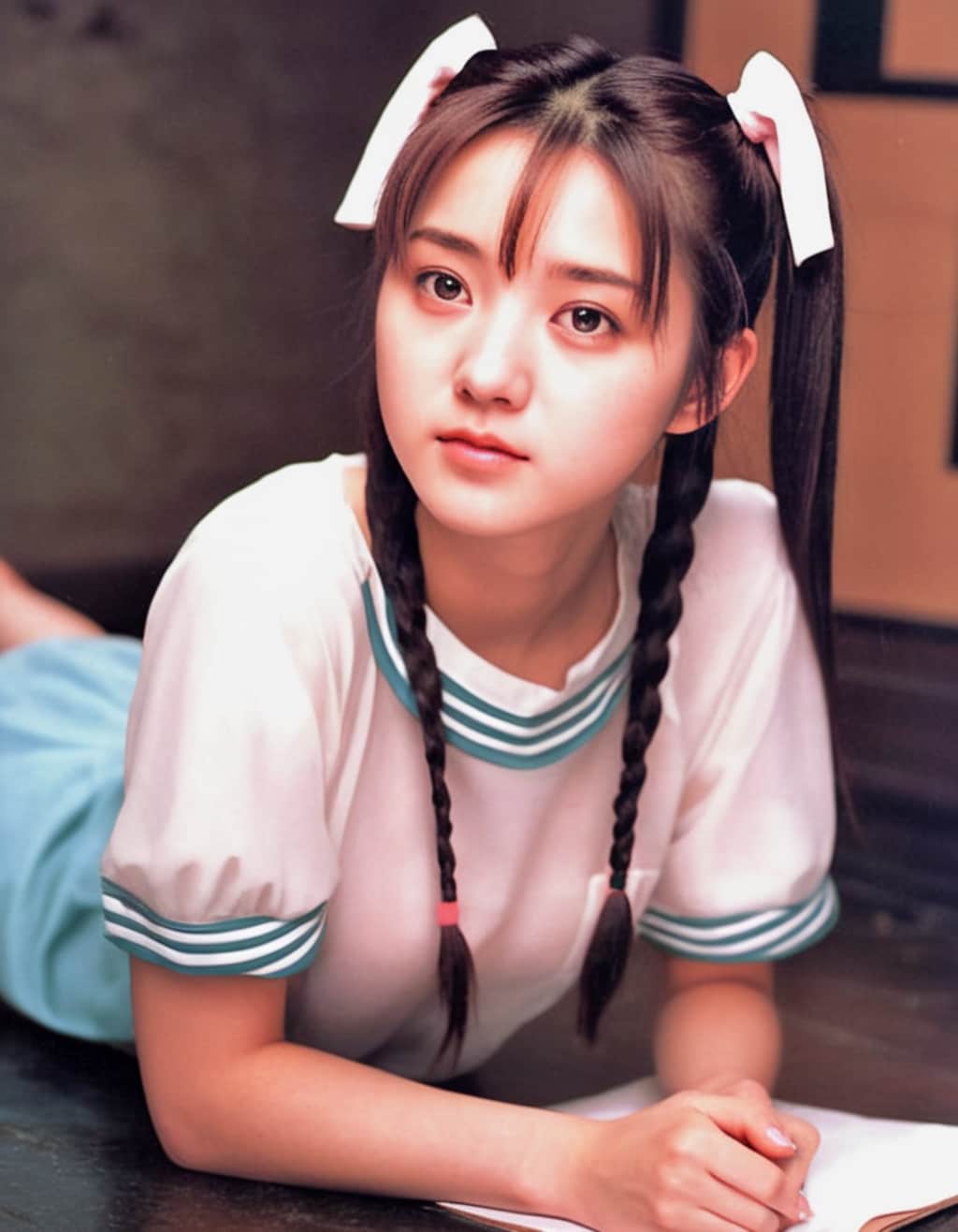 短いツインテール