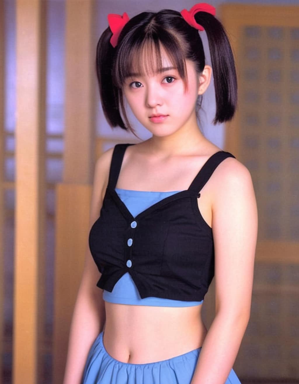 短いツインテール