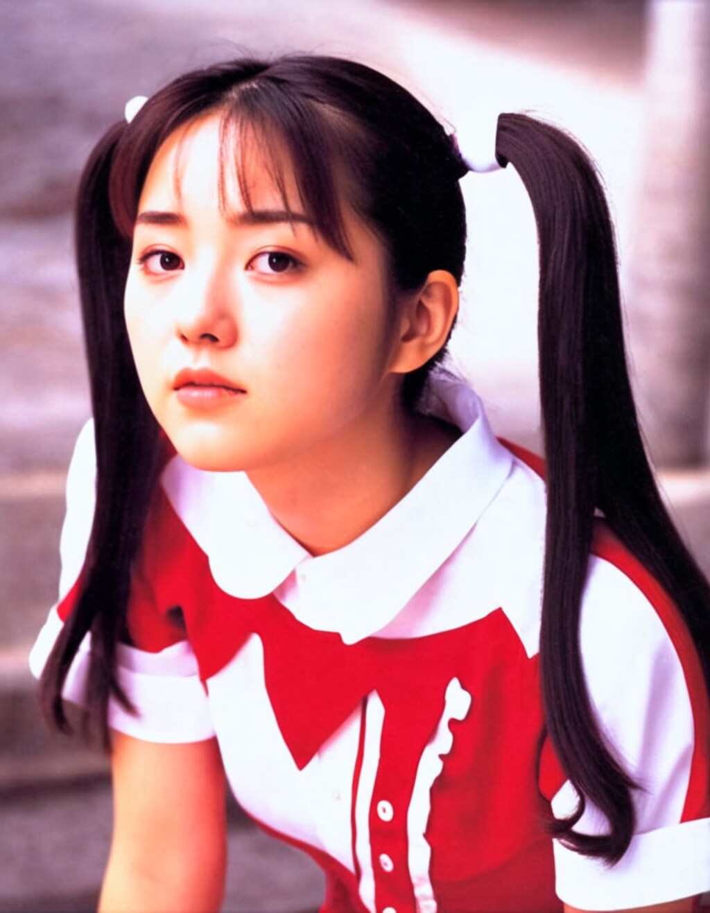 短いツインテール