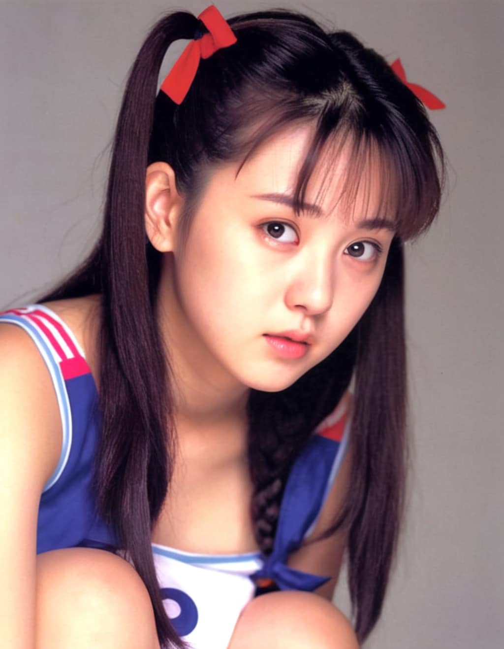 短いツインテール