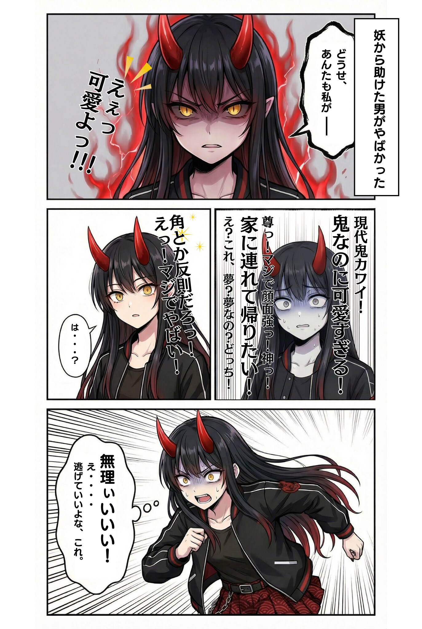 人間怖い？！【鬼娘】 | の人気AIイラスト・グラビア