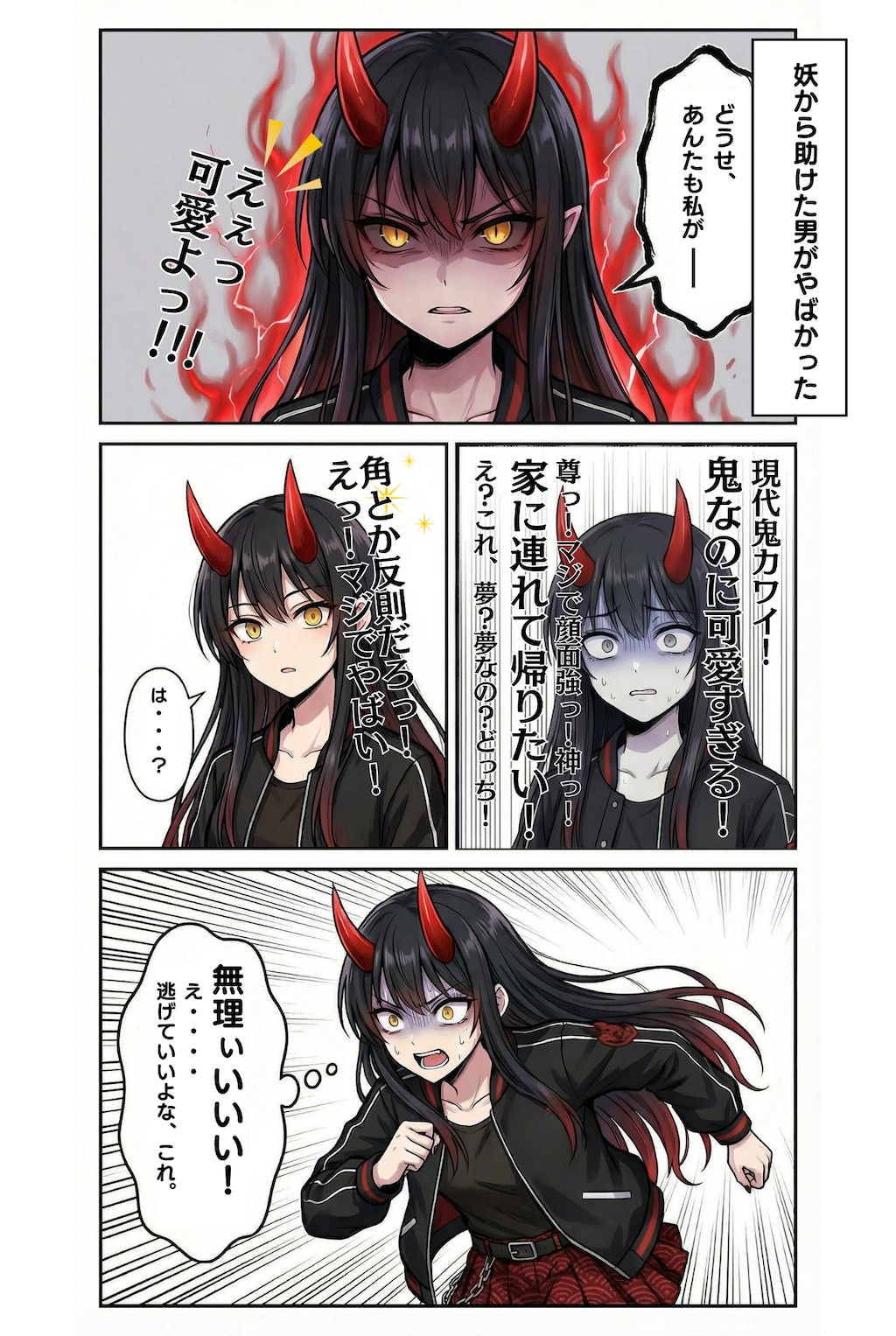 人間怖い？！【鬼娘】