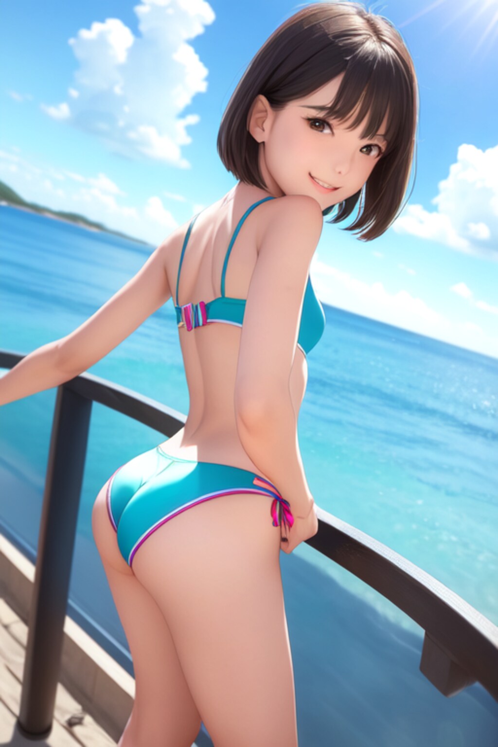 かわいい水着・ビキニの女の子