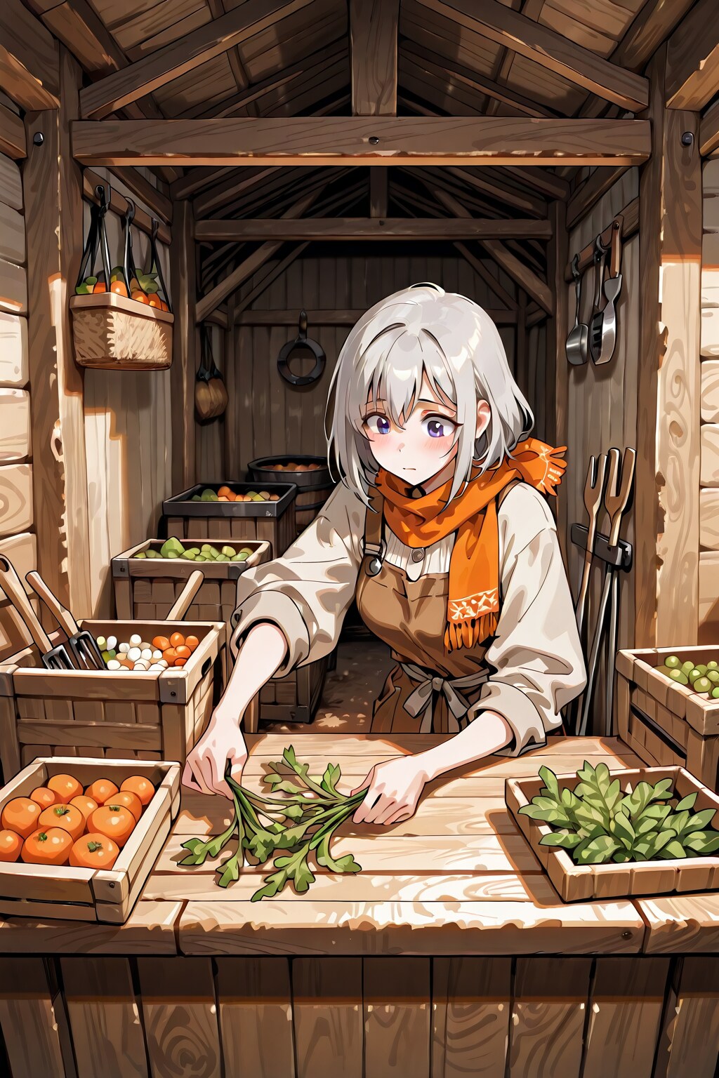 野菜の出荷作業 | の人気AIイラスト・グラビア