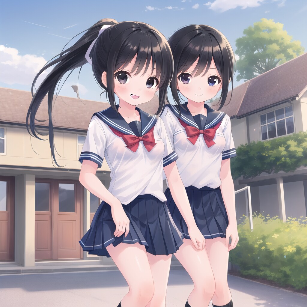 女子高生 ふたり