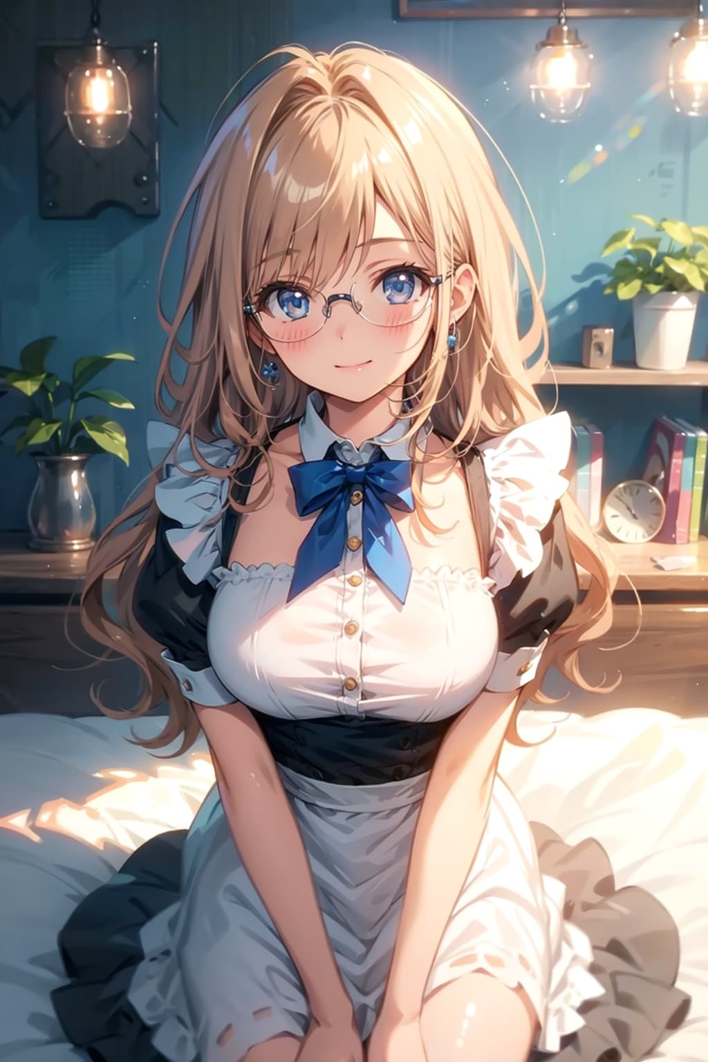 メガネ美少女メイド