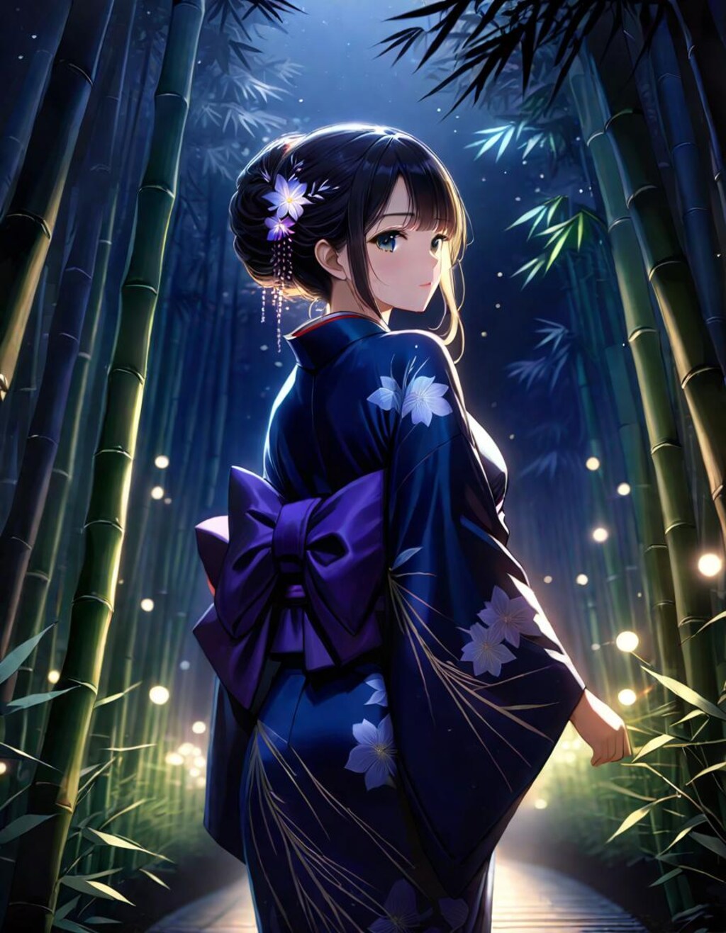 月夜の散歩