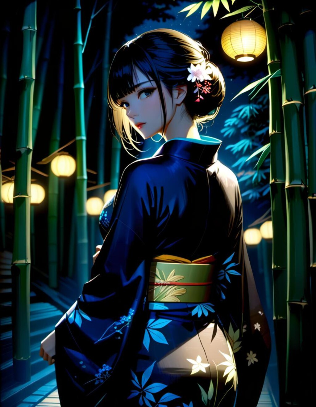 月夜の散歩