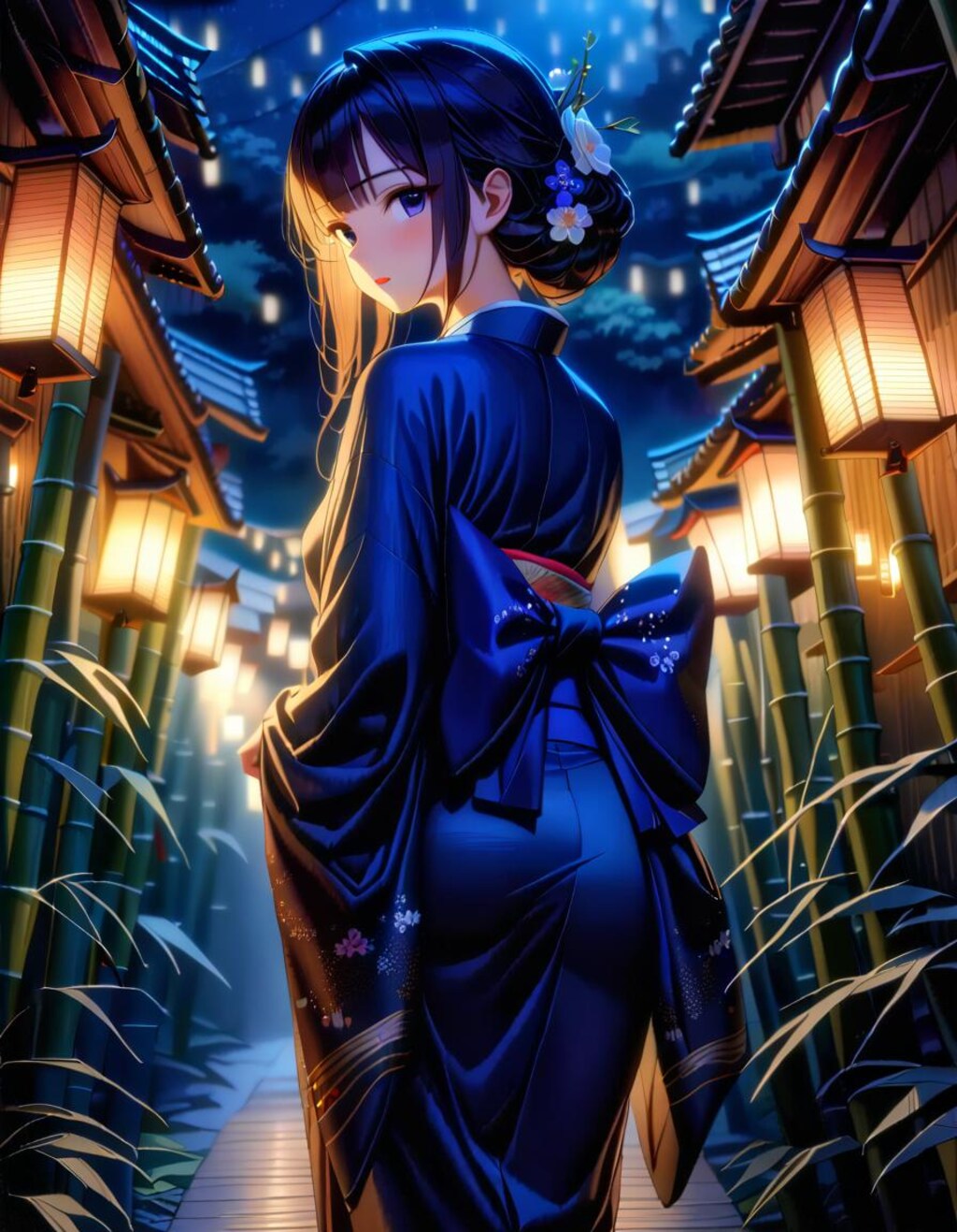 月夜の散歩