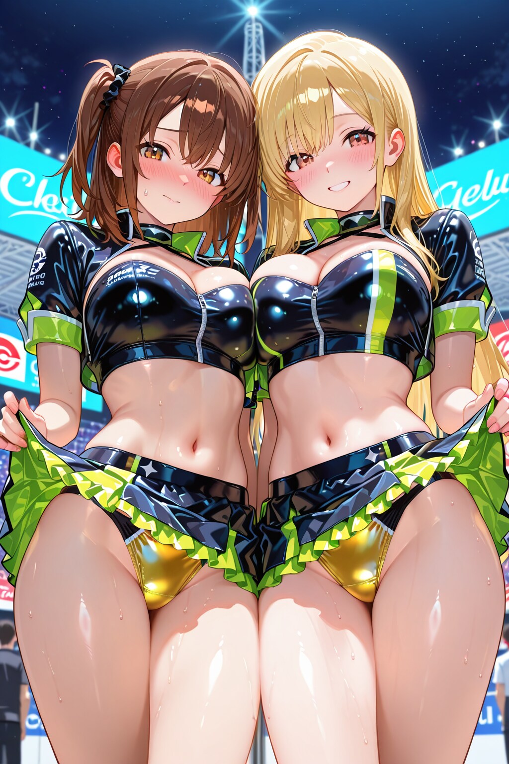 たくし上げレースクイーン